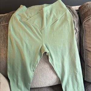 Mint Green High-Waisted Leggings